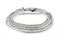 The Bead Chest Silver Flower Heishi Beads 4mm, Full Strand of Quality Metal Spacers for DIY Jewelry Design